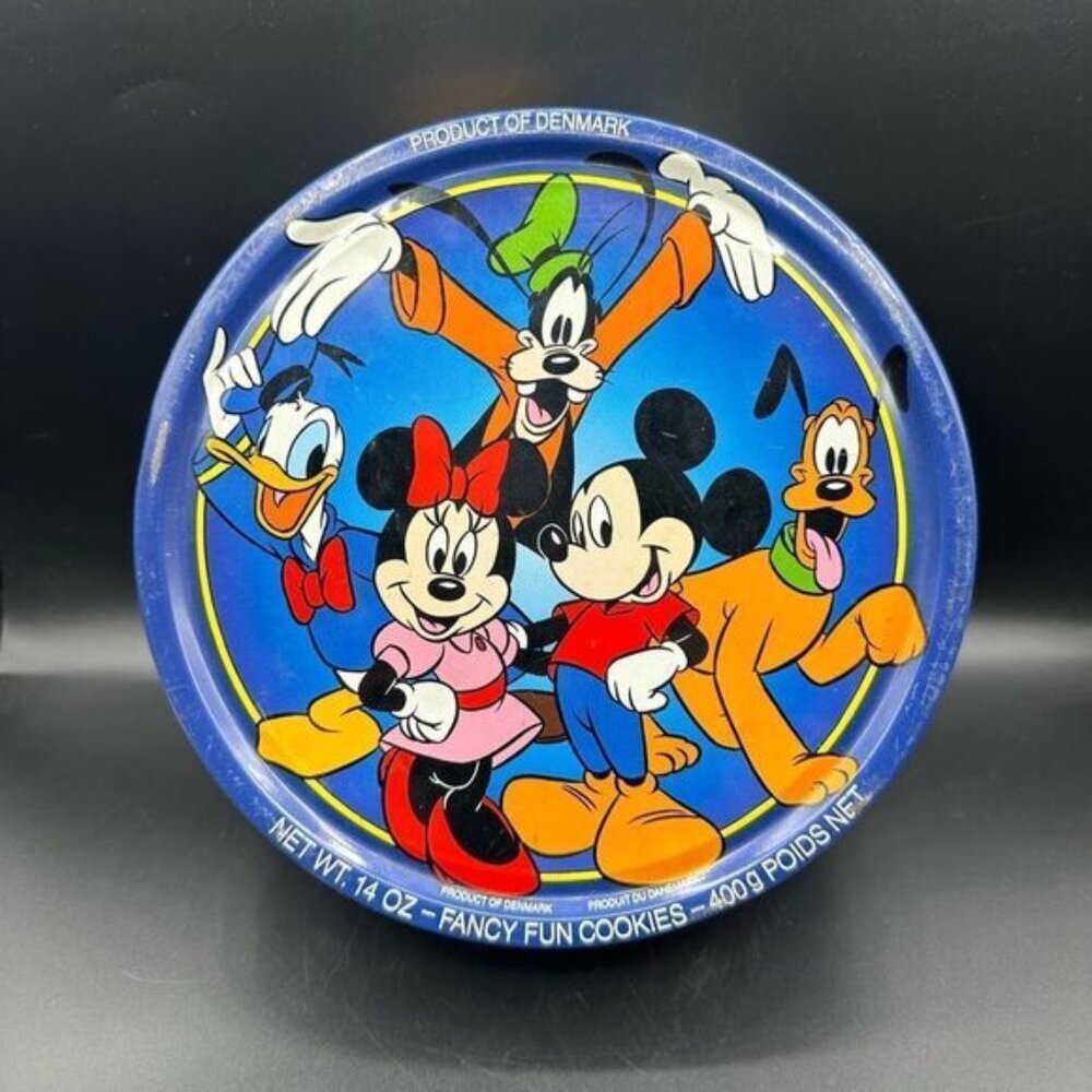 Walt Disney cookie tin made in Denmark Vintage